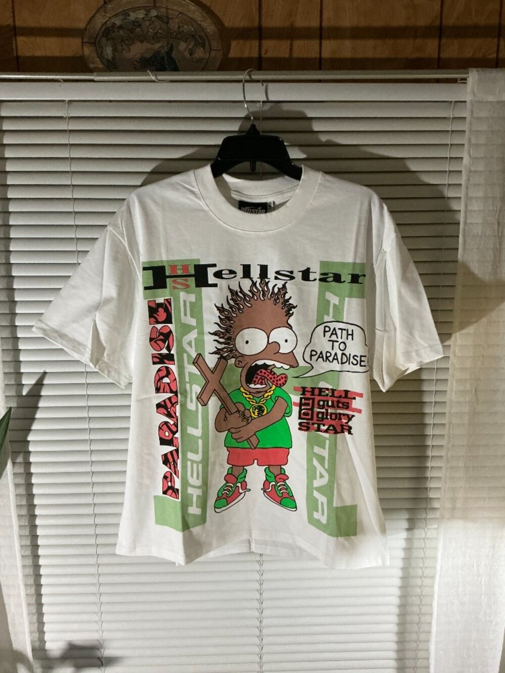 White Hellstar bsrt tee